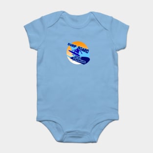 Surf Board, The Waves, and The Adrenaline Baby Bodysuit